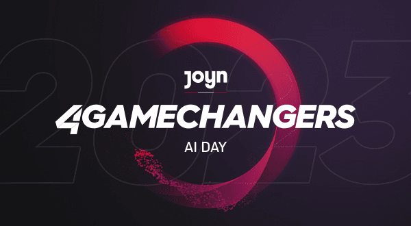 JOYN 4GAMECHANGERS AI-Day